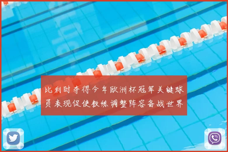 比利时夺得今年欧洲杯冠军关键球员表现促使教练调整阵容备战世界杯