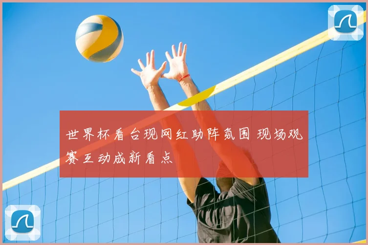 世界杯看台现网红助阵氛围 现场观赛互动成新看点