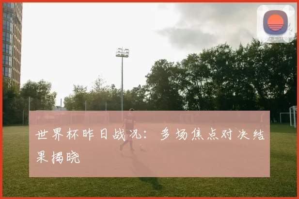 世界杯昨日战况:多场焦点对决结果揭晓